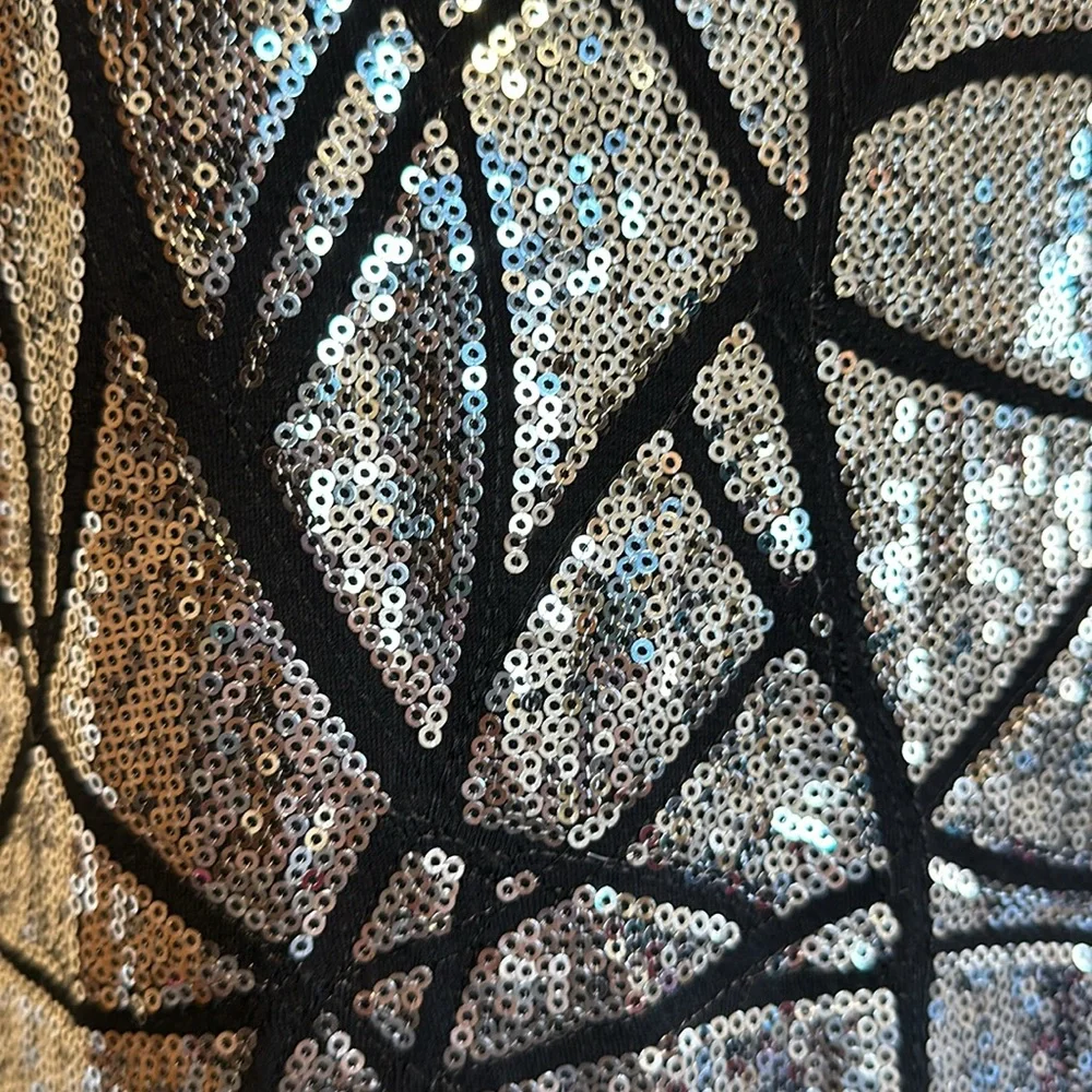 Lola Black Sequins Dress - Picture 2 of 4